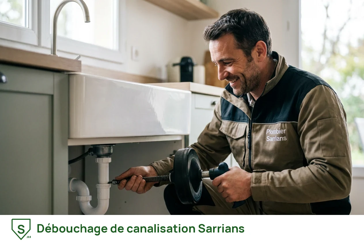 Débouchage de canalisation à Sarrians