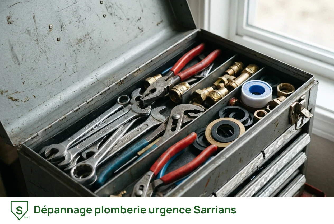 Dépannage plomberie urgence à Sarrians