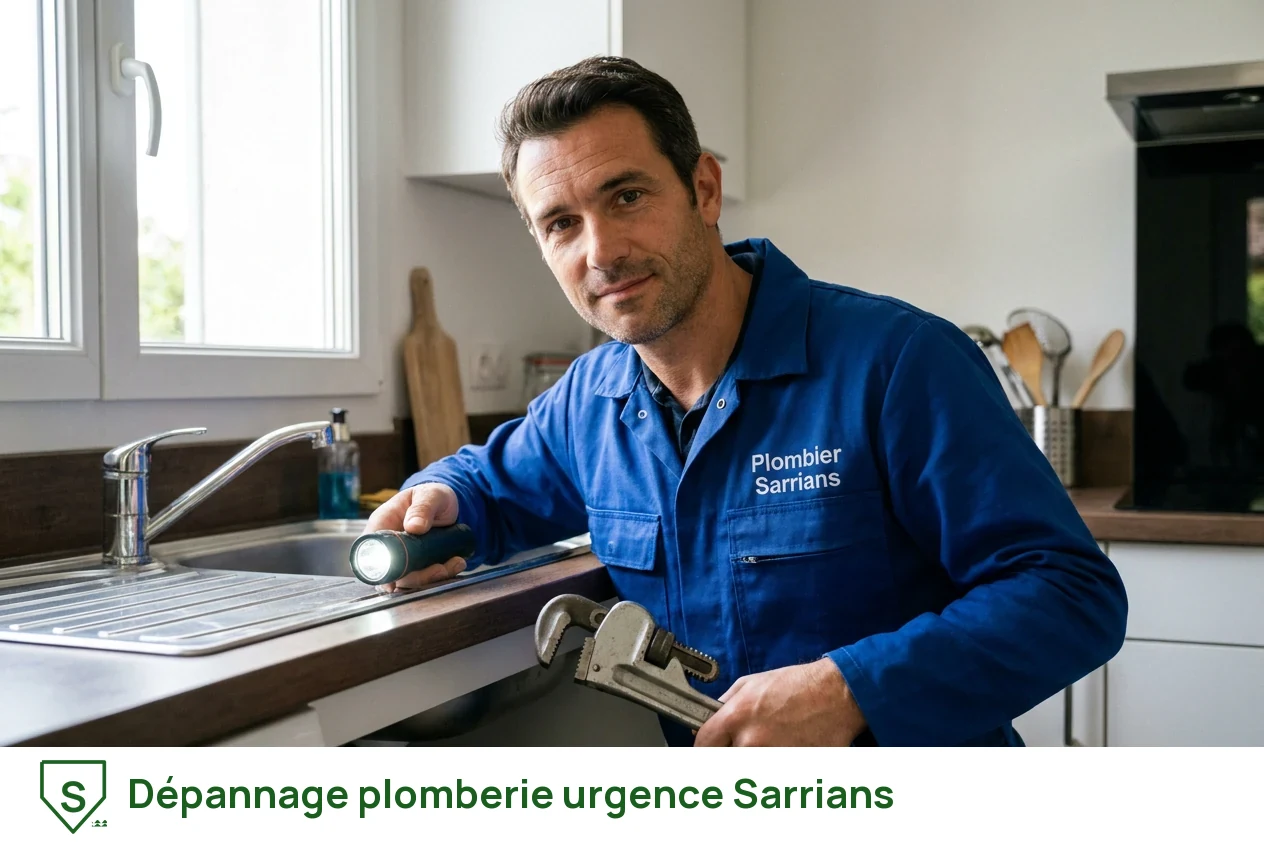 Dépannage plomberie urgence à Sarrians