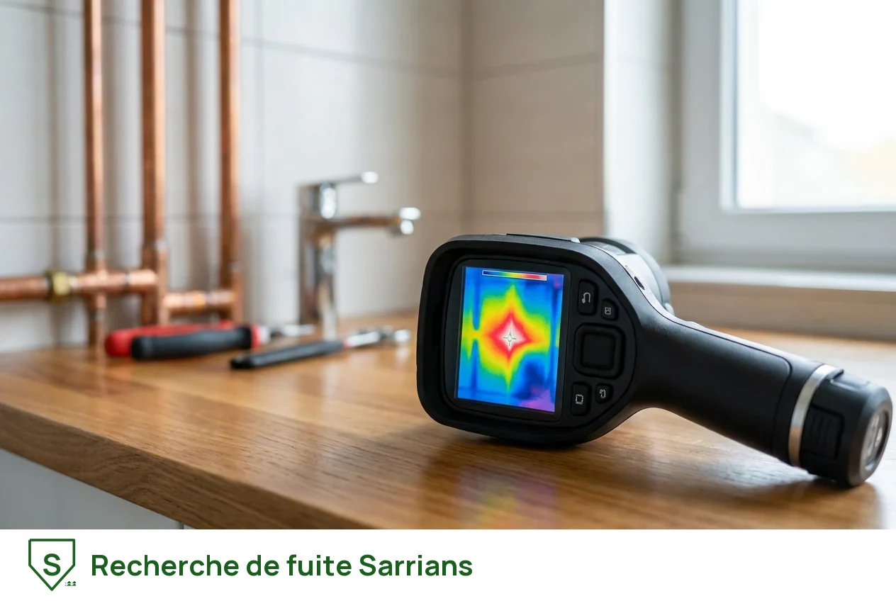 Recherche de fuite à Sarrians