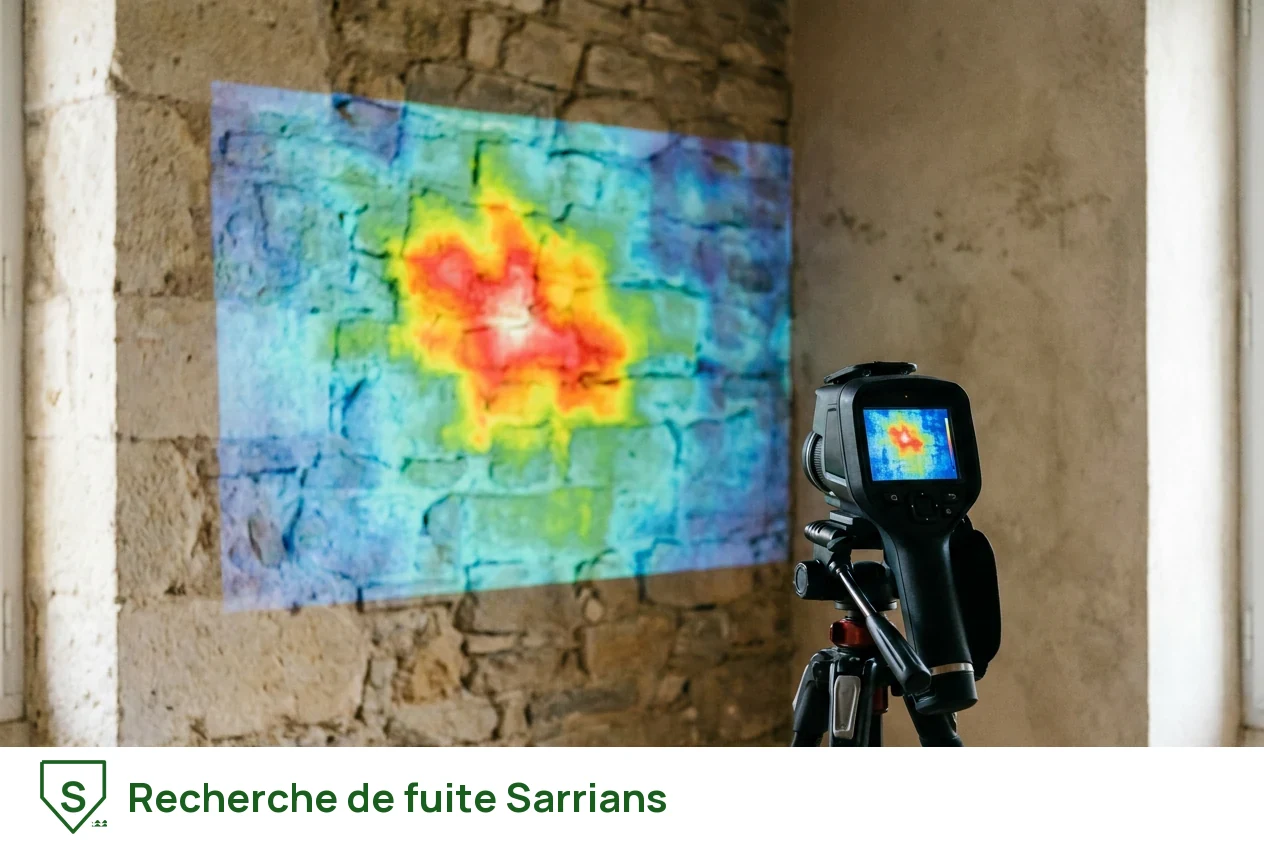 Recherche de fuite à Sarrians