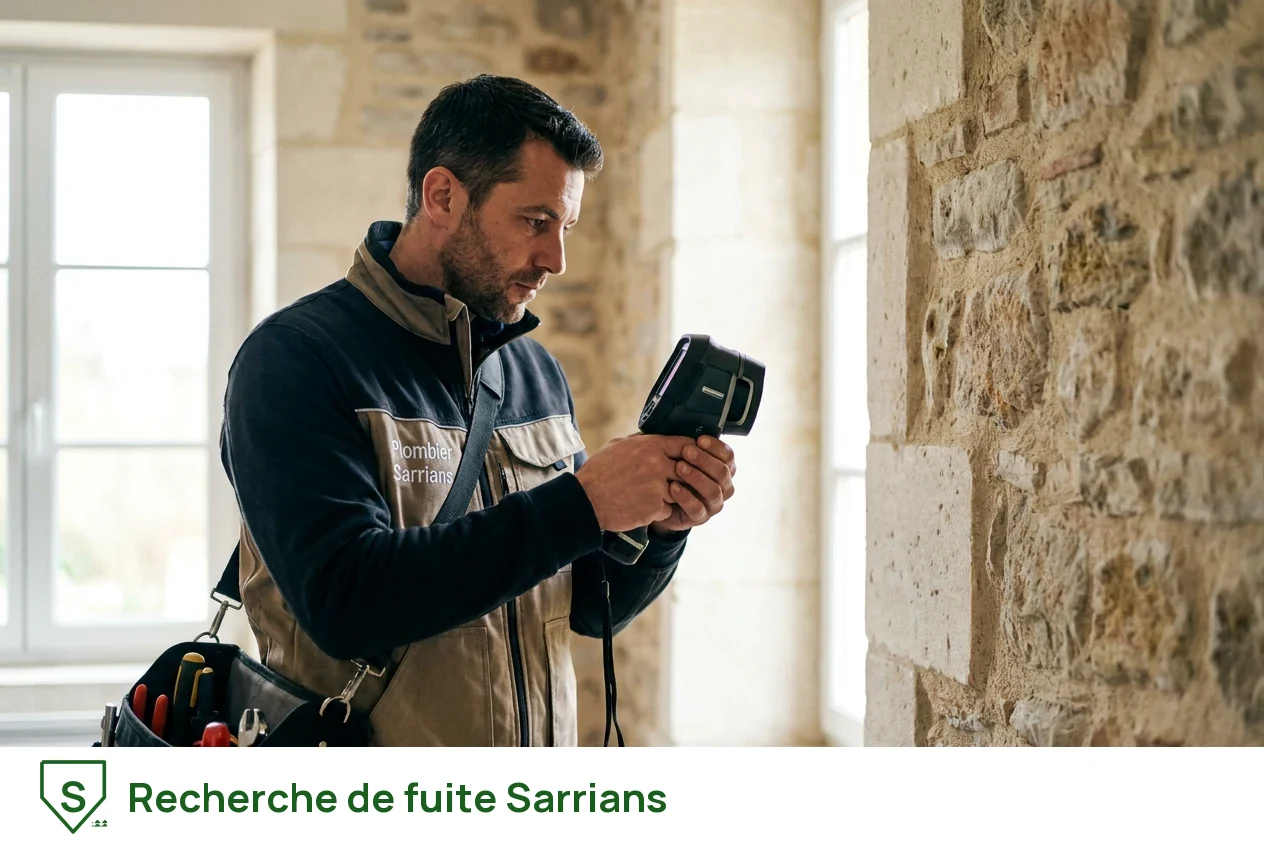 Recherche de fuite à Sarrians