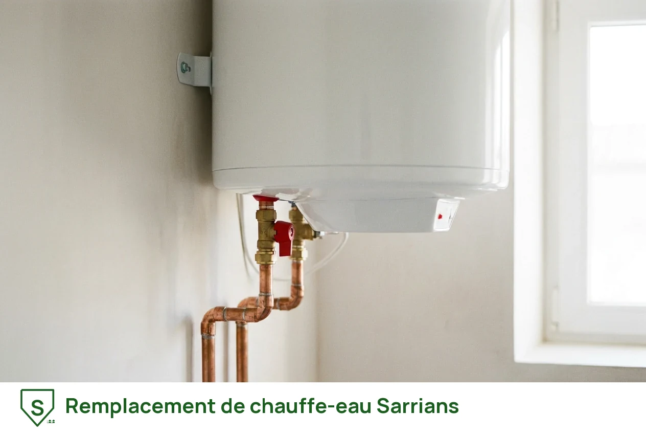 Remplacement de chauffe-eau à Sarrians