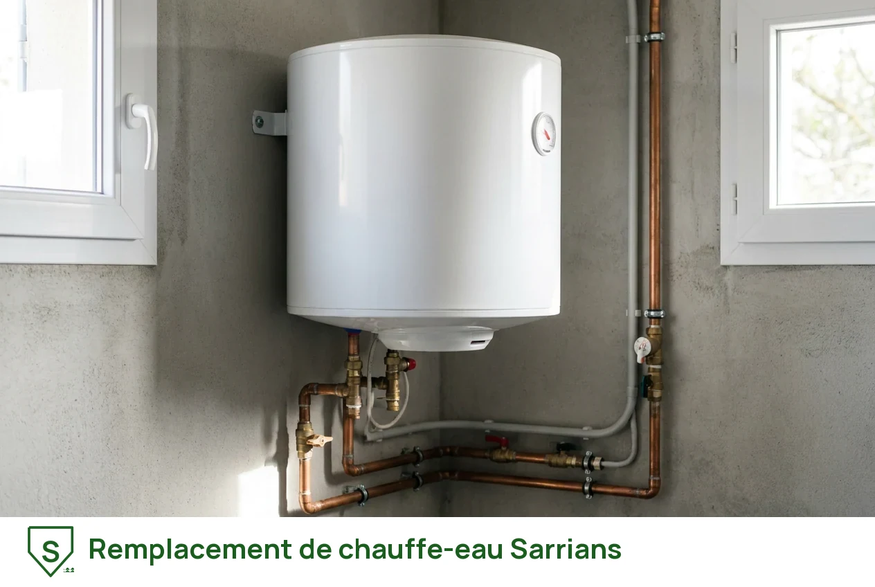 Remplacement de chauffe-eau à Sarrians