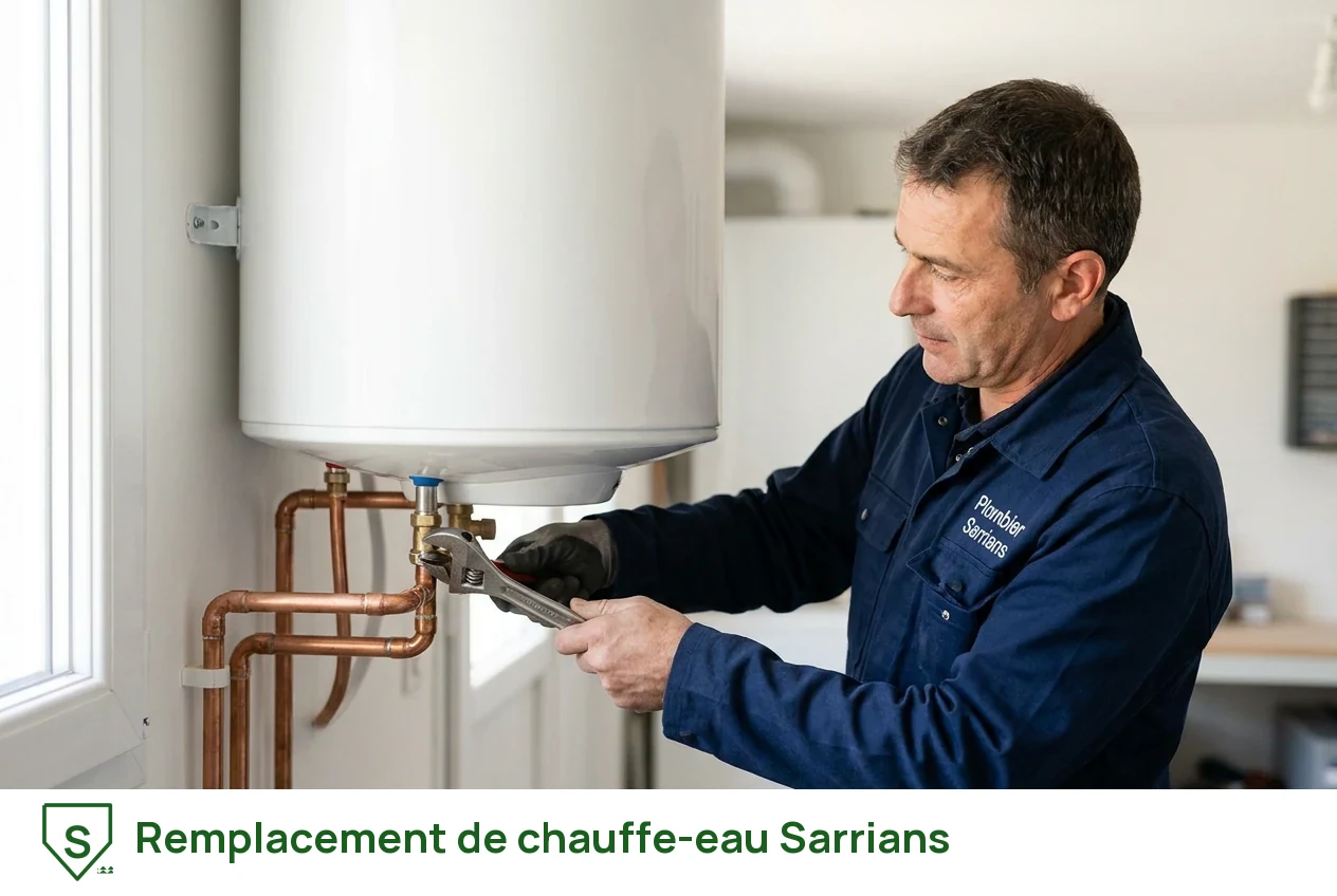 Remplacement de chauffe-eau à Sarrians