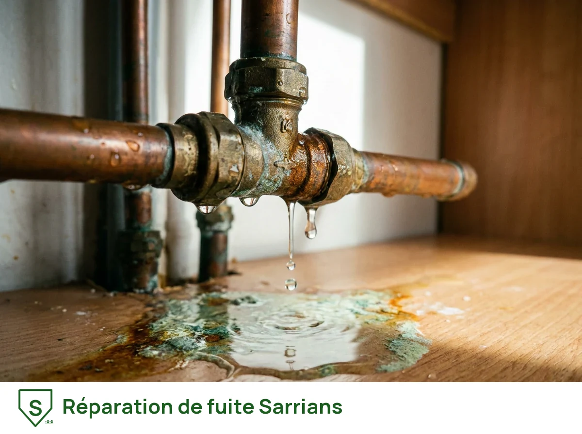 Réparation de fuite à Sarrians