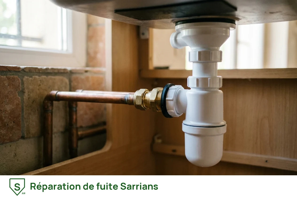 Réparation de fuite à Sarrians